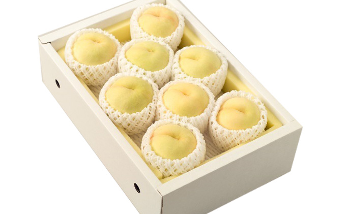 桃 2026年 先行予約 岡山 白桃 8～10玉 合計2.0kg以上 もも モモ 岡山県産 国産 フルーツ 果物 ギフト 環山堂  直射日光 有袋栽培 皮が薄い 上品 甘み 香り 豊か とろける 果汁 贈り物 