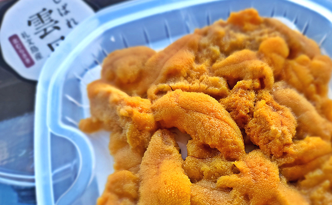 北海道礼文島産　しばれ雲丹　北むらさき90g×1パック　冷凍ウニ 海の幸 海鮮 3Dフリーザー 急速冷凍 ミョウバン不使用 無添加 濃厚 クリーミー 日本酒 お酒 つまみ 肴 