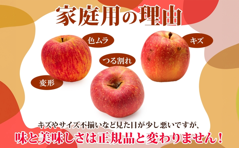 青森県西目屋村のふるさと納税 【1月発送】 家庭用 サンふじ 王林 約10kg りんご 林檎 リンゴ 果物 フルーツ くだもの 旬 青森県産 お取り寄せ 詰め合わせ セット 常温 産地直送 送料無料 青森県 西目屋村