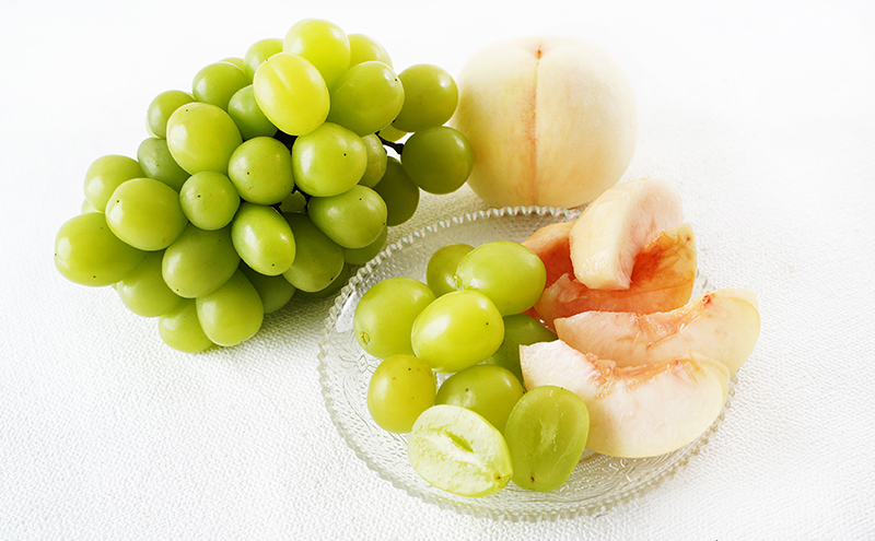 フルーツ 2026年 先行予約 晴れの国 岡山 の フルーツ 定期便 2回コース 桃 ぶどう 岡山県産 国産 フルーツ 果物 ギフト マスカット もも モモ お楽しみ 高級ぶどう 