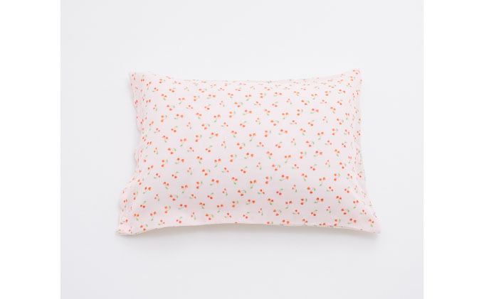 PGガーゼ　布団カバー＆枕カバー ハートさくらんぼ 寝具 綿 