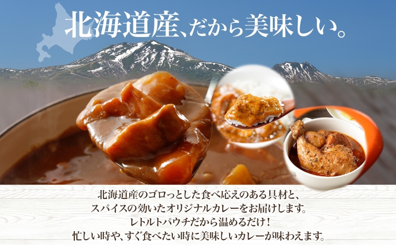 無地熨斗 倶知安 チキンレッグスープカレー 計3個 中辛 北海道 レトルト食品 チキン カレー スープカレー 野菜 じゃがいも 鶏 レトルト カレー お取り寄せ 