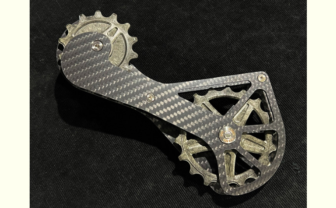 CDJビッグプーリーキット SV （シマノR91／R80系） 自転車用 パーツ 高強度 軽量 静音 抵抗軽減 マット仕上げ フルセラミック 専用オイル付属 摺動抵抗 