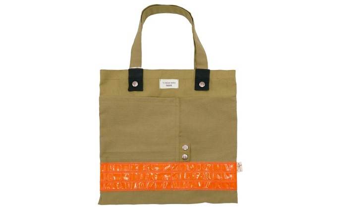 【一点物】高梁市消防本部 消防服リメイク トートバッグ ファッション かばん 
