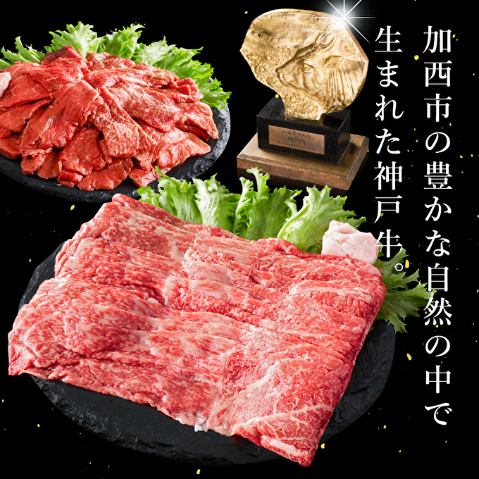 兵庫県加西市のふるさと納税  定期便 肉 神戸牛 贅沢三昧【12ヶ月連続お届け】全12回 ヒライ牧場 12ヵ月 【すき焼き肉/赤身焼肉/ロースステーキ/焼肉食べ比べ/スジ肉 他】