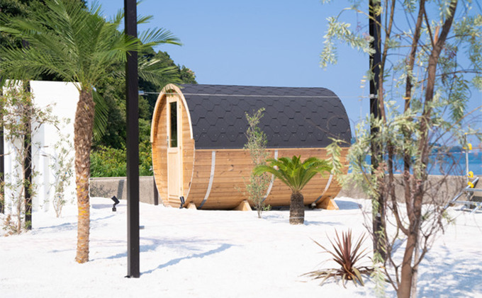 牛窓TARI 利用券 10000円 相当分（10000円券×1枚） チケット グランピング施設 日帰り サウナ シークレットビーチ付き 