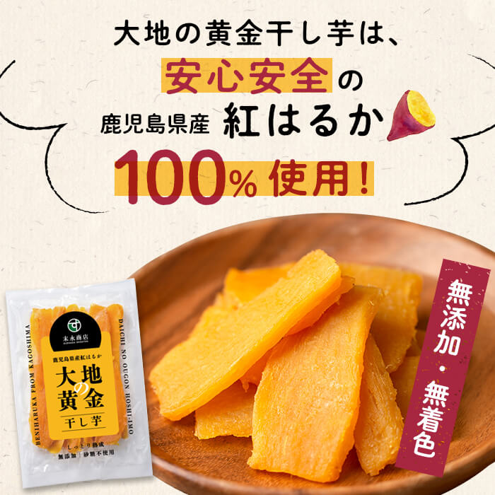 鹿児島県志布志市のふるさと納税 大地の黄金干し芋 計500g(100g×5袋) p7-039