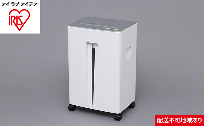 オフィスシュレッダー OF23 ホワイト／シルバー アイリスオーヤマ オフィス機器 オフィス向け キャスター付き 