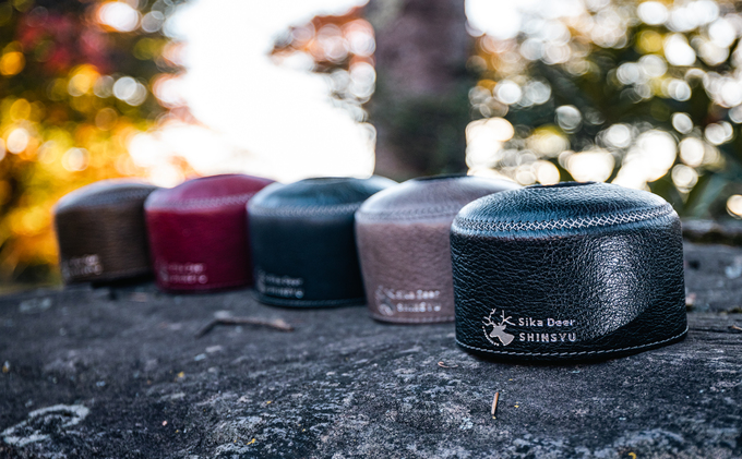 信州鹿革キャンプ用ガスタンクカバー（Sサイズ） キャンプ用品 アウトドア用品 皮革製品 革製品 革小物 ガスタンク用カバー 