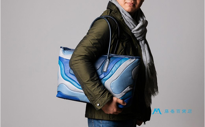 藤巻百貨店×caramo_【TIDE】トートバッグ SETOUCHI ファッション かばん 国産 イタリアンレザー 大容量 男女兼用 革製品 