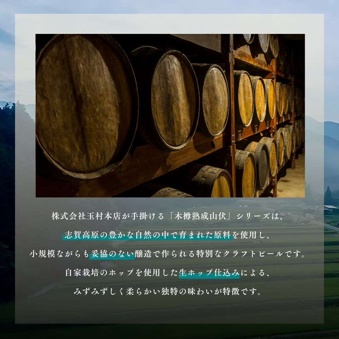 木樽熟成山伏 blonde・red 各1本セット【 クラフトビール 木樽熟成 山伏 飲み比べセット 玉村本店 ビール 詰め合わせ セット 地ビール 飲み比べ ギフト 酒 お酒 アルコール 飲料 志賀高原 長野県 長野 】 