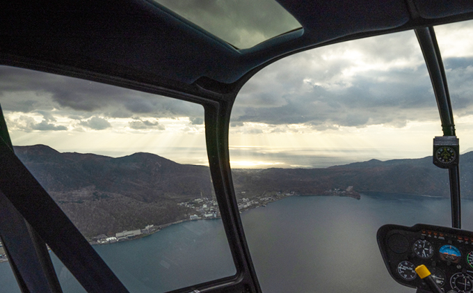 2026洞爺湖スカイクルージング約6分【洞爺湖中の島】1名様 体験チケット ヘリコプター 空中散歩 自然 満喫 遊覧飛行 思い出 景色 北海道の自然 