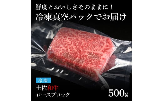 TKA208　天下味 エイジング工法 熟成肉 土佐和牛 特選ロースブロック 500g エイジングビーフ ロース 牛 ブロック 国産 肉 牛肉 和牛 人気 老舗焼肉店 冷凍 新鮮 真空パック 高級 お祝い 高知 高知県 芸西村 故郷納税 32000円 返礼品 贈り物 贈答 ギフト