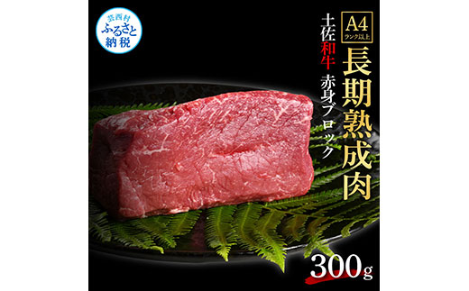TKA202　天下味 エイジング工法 熟成肉 土佐和牛 特選赤身ブロック 300g エイジングビーフ 赤身 牛 ブロック 国産 肉 牛肉 和牛 人気 老舗焼肉店 冷凍 食品 新鮮 真空パック 高級 お祝い 高知 高知県 芸西村 故郷納税 15000円 返礼品 贈り物 贈答 ギフト