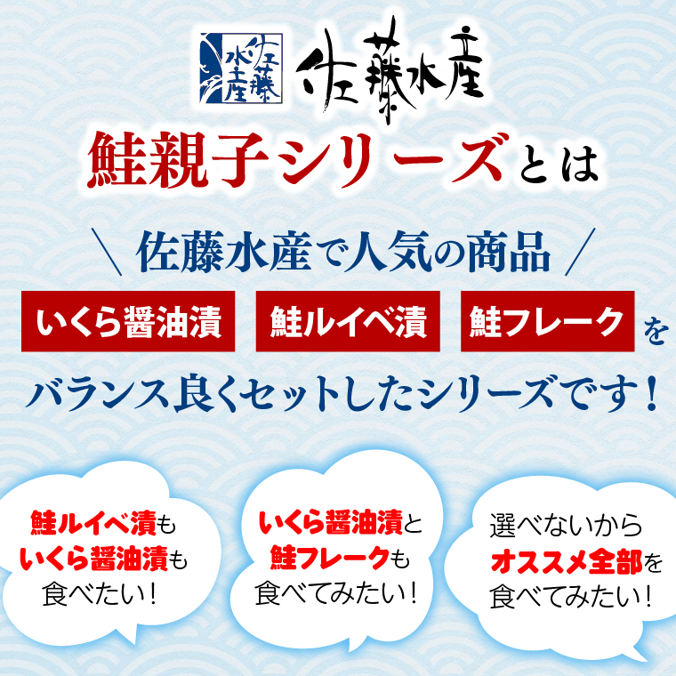北海道石狩市のふるさと納税 佐藤水産 鮭親子セットC