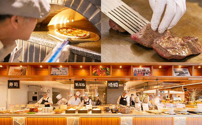 洞爺湖万世閣ホテルレイクサイドテラス ロウリュサウナ日帰り・夕食付 2名様分 お食事券 チケット 温泉利用券 日帰りプラン 