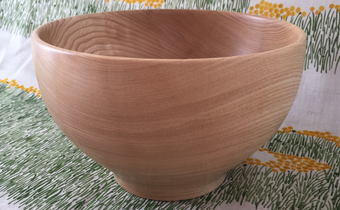 十勝の木のうつわ［天然木製］ カフェオレボウル 15cm【 工芸品 食器 汁椀 調理器具 北海道 十勝 幕別 】