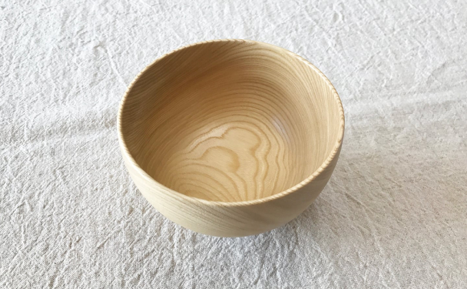 十勝の木のうつわ［天然木製］ カフェオレボウル 15cm【 工芸品 食器 汁椀 調理器具 北海道 十勝 幕別 】