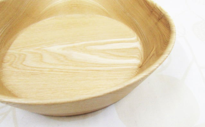 十勝の木のうつわ［天然木製］ おけ型ボウル 24cm【 工芸品 食器 お皿 北海道 十勝 幕別 】