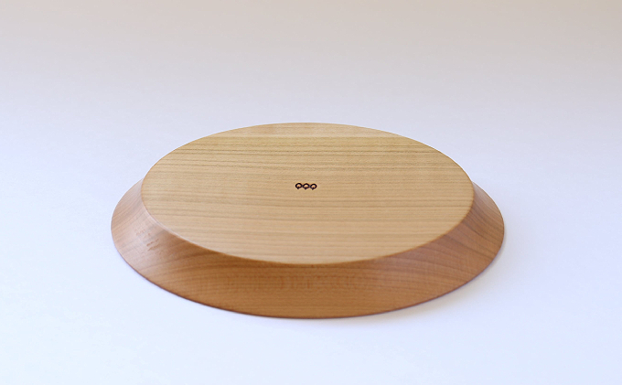 十勝の木のうつわ［天然木製］ 中皿 15cm 2枚セット【 工芸品 食器 北海道 十勝 幕別 】