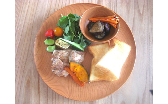 北海道　プレート　料理　木材 十勝の木のうつわ［天然木製］ ワンプレート 30cm【 工芸品 雑貨