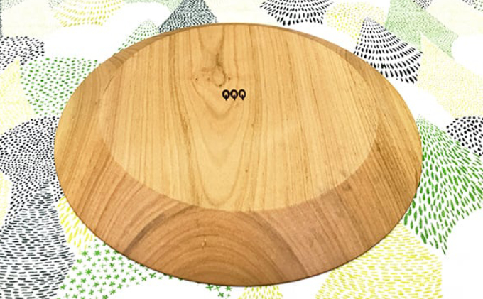 十勝の木のうつわ［天然木製］ パントレイ 24cm【 工芸品 まな板 調理器具 北海道 十勝 幕別 】