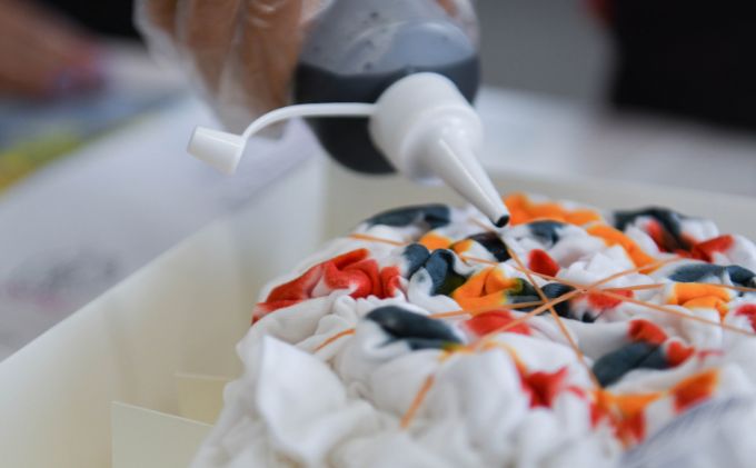 タイダイ染めオリジナルTシャツ作成キット　XSサイズ 5パターンから1つ選択可能　【自分探求、おひとり様キット】 