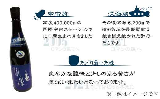 純米大吟醸原酒 宇宙深海酒 720ml (火入) 純米大吟醸 辛口 