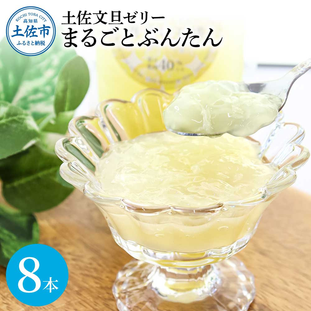 文旦　20kg 18 土佐文旦ゼリー『まるごとぶんたん』8本セット ぜりー ブンタン