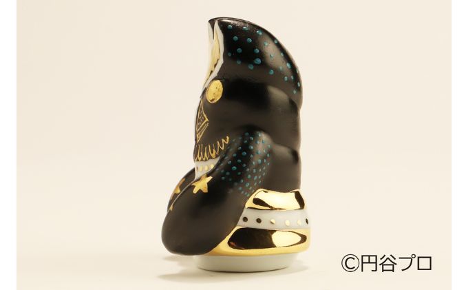 九谷焼　バルタン星人　青粒 工芸品 焼き物 キャラクター キャラ ヒーロー アニメ インテリア 置き物 雑貨 シリーズもの テレビアニメ ウルトラマンシリーズ 敵 