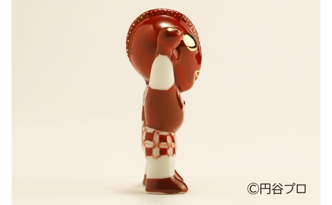 九谷焼　ウルトラマン　赤絵 工芸品 焼き物 キャラクター キャラ ヒーロー アニメ インテリア 置き物 雑貨 シリーズもの テレビアニメ ウルトラマンシリーズ 