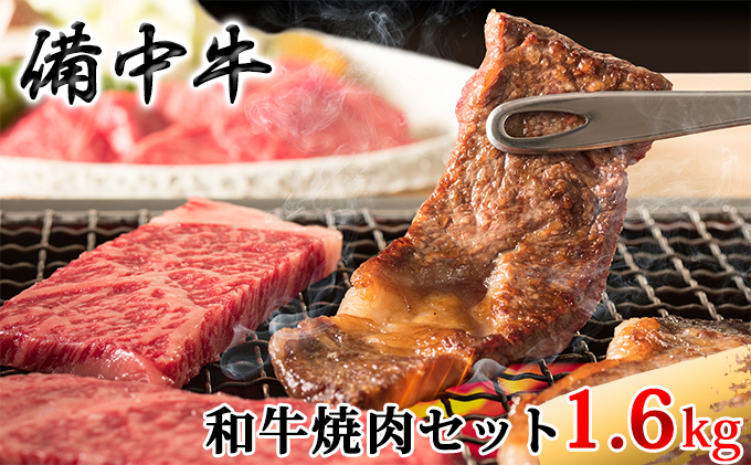 ［農林水産大臣賞受賞］備中牛 和牛焼肉セット 1.6kg お肉 牛肉 ロース モモ バラ 