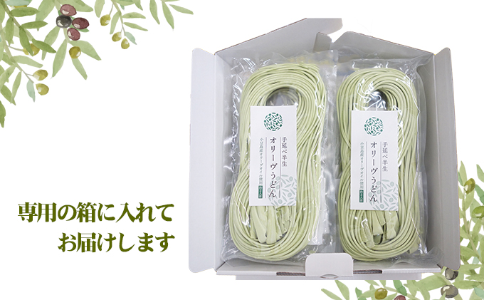 【 小豆島 】オリーヴの森 手延べ半生オリーヴうどん 小豆島産 オリーヴオイル仕立て 6ケパック 手延べ うどん 饂飩 ウドン 麺 麺類 半生 オリーブ オイル 香川 香川県 土庄 土庄町
