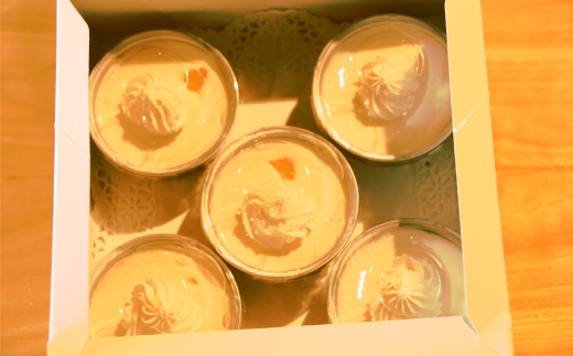 14-76 cafe ほの香のオレンジムース 5カップセット