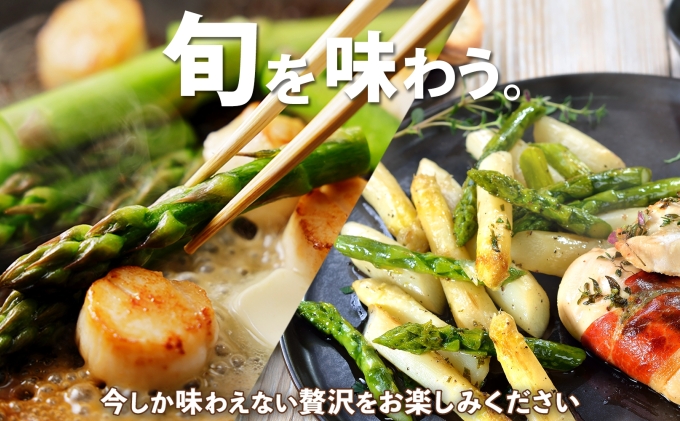 【2026年発送】 アスパラガス 北海道 グリーン AL ホワイト 2級品大・中 各1kg 食べ比べ セット 計2kg 春 限定 旬 朝採り 新鮮 野菜 アスパラ ギフト gift 産地直送 産直 お取り寄せ 詰め合わせ 送料無料