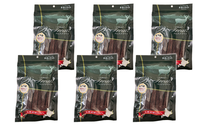 【無添加】エゾシカ粗挽きカットジャーキー[30g×6袋] 北海道 南富良野町 エゾシカ 鹿肉 肉 お肉 ジャーキー カットジャーキー 粗挽き 無添加 餌 犬 猫 詰め合わせ ペット おやつ 高たんぱく 低カロリー 鉄分 エゾシカ肉 