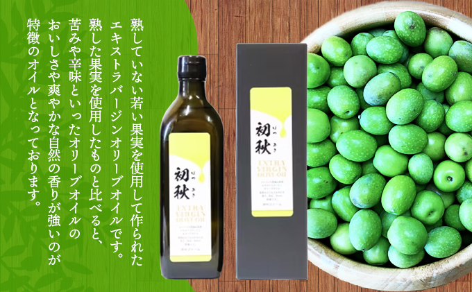 エキストラバージンオリーブオイル　初秋　500ml　3本セット 食用油/オリーブオイル 食用 