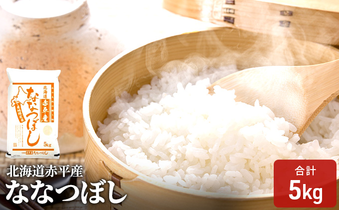 新米 北海道赤平産 ななつぼし 5kg 精米 米 北海道 お米 ふるさと納税 