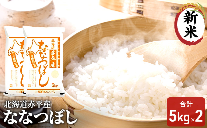 北海道赤平産 ななつぼし 10kg (5kg×2袋) 米 北海道 お米 赤平産 
