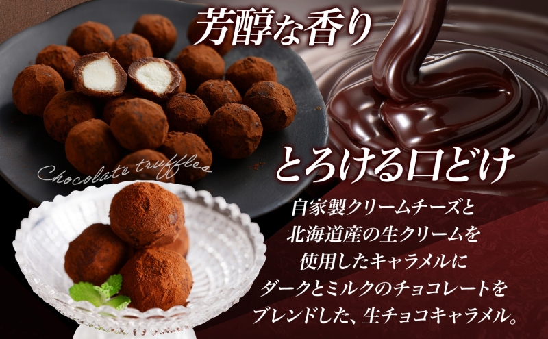 北海道スイーツ 生チョコトリュフプレミアム 生チョコ トリュフ プレミアム チョコ チョコレート ショコラ カカオ 生キャラメル クリームチーズ 生チョコレート 生トリュフ 送料無料 贈答品 プレゼント 北海道 滝川市
