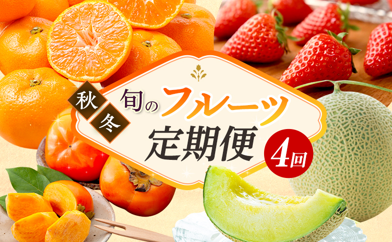 フルーツ 定期便 4ヶ月 次郎柿 三ヶ日み