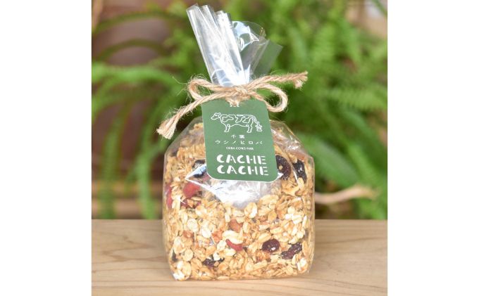 千葉ウシノヒロバ カシュカシュグラノーラ 加工食品 お菓子屋さん オリジナル レシピ オーツ クルミ 落花生 レーズン 健康 