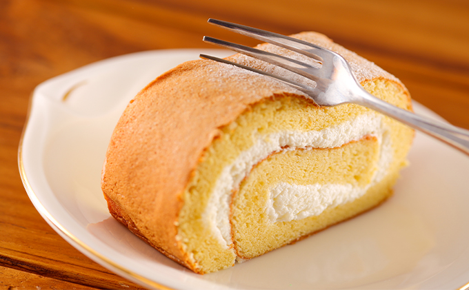 【CF】お菓子のふじい 生クリーム ロールケーキ 2本【冷凍】 焼菓子 スイーツ デザート 洋生菓子 