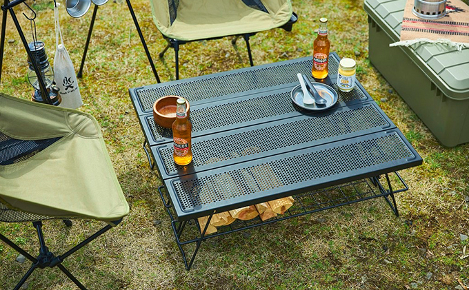 キャンプ テーブル アウトドア 焚き火テーブル TKB-TB98 アイリスオーヤマ レジャー バーベキュー ファミキャン 焚火 囲炉裏 キャンプ用品 アウトドア用品 簡単組み立て 組み換え自在 キャンプ用テーブル 