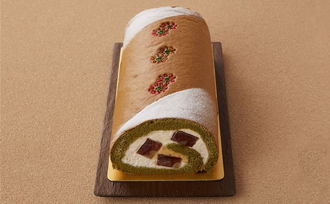 九谷ロール お菓子 洋菓子 スイーツ ロールケーキ 和スイーツ 栗 水ようかん カスタード 抹茶 おやつ 食後 お茶菓子 ティータイム 甘いもの 生菓子 和風 抹茶生地 