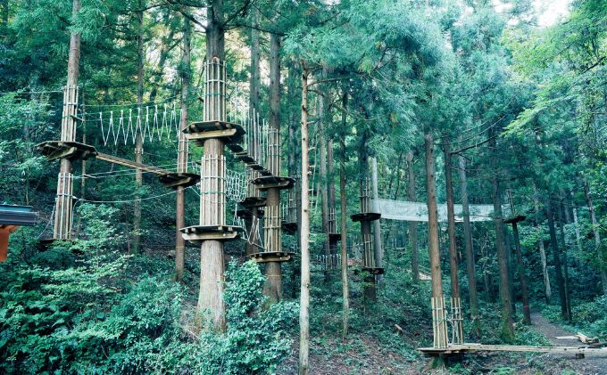 アドベンチャーガーデン能美　年間パス チケット 体験 レジャー フィールドアスレチック 子供 観光 アクティビティ 自然と遊ぶ 