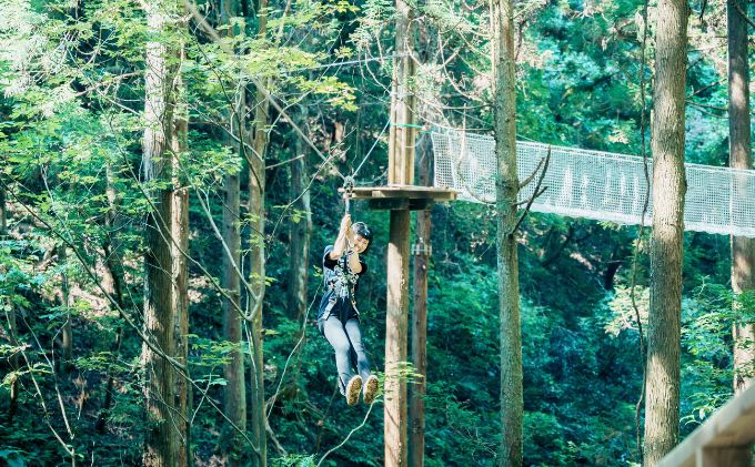 チャレンジコース　チケット 体験 レジャー フィールドアスレチック 子供 観光 アクティビティ 自然と遊ぶ 