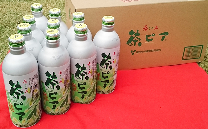 【静岡県袋井市】お茶 茶ピアボトル缶 490g× 24本 詰め合わせ セット 手軽においしい冷茶をどうぞ! 緑茶 煎茶 冷茶 飲料 静岡県産 深蒸し茶 常温 常温保存 静岡