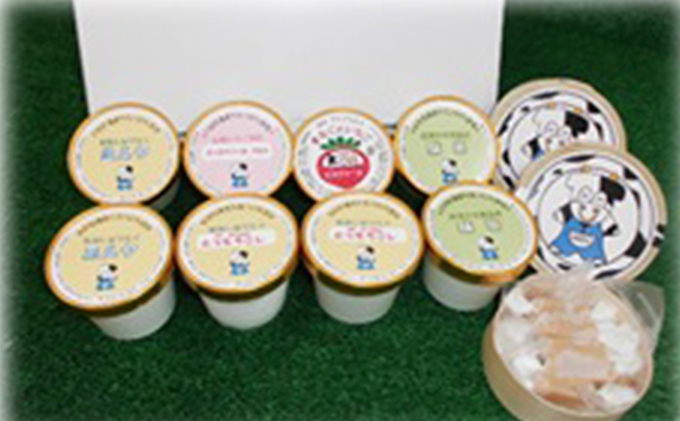 太田牧場「モータの店」アイスクリームと生キャラメルオリジナルセット MOTA デザート スイーツ おやつ ギフト 贈り物 人気 厳選 袋井市 お菓子 ミルク ストロベリーヨーグルト いちご とうもろこし 抹茶 詰め合わせ 