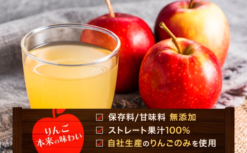 りんごストレートジュース 100% 青森県産‼️りんごジュース‼️12本1ケース‼️ 青森県産 りんごジュース WONDER APPLE おまかせ